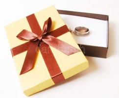 Füstkvarc függő, ezüst (Ag) láncon, jelzett /
silver necklace with cairngorm pendant, 25,3 g