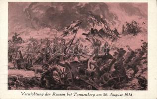 Vernichtung der Russen bei Tannenberg am 26. August 1914 / Military WWI