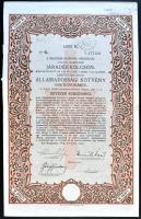 Budapest 1917. "A Magyar Korona Országai 5 1/2%-kal kamatozó Járadékkölcsön - bemutatóra szóló ...