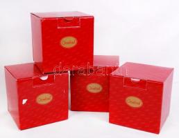 4 db Goebel mintás bögre bontatlan, eredeti dobozában, igazolással / 4 modern Goebel mugs in origina...