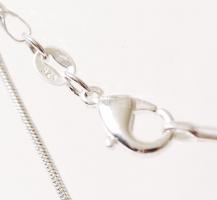 Csepp alakú topáz függő ezüst (Ag) láncon, jelzett /
topaz pendant with silver necklace, 8 g