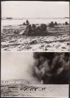 II. világháború 6 db fotó modern nagyítása