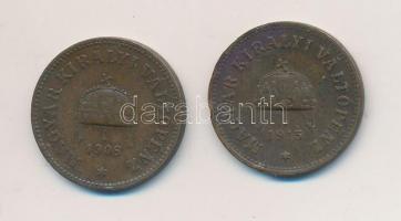 1908-1915. 2f Cu (2x) T:2- ph.
Adamo K2