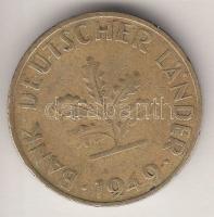 NSZK 1949D 10Pf T:2- 
GFR 1949D 10 Pfennig C:VF
Krause KM#103