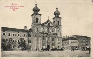 Gorizia, Görz; square, Sant Ignazio church (Rb)