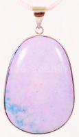 Opál függő textil láncon /
opal pendant with nacklace