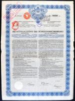 1914. "Budapest Székesfőváros" 4 1/2%-os Kötelezvény bemutatóra 480K-ról + 2400K-ról + 480...
