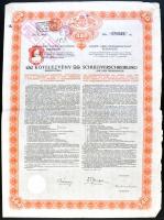 1914. "Budapest Székesfőváros" 4 1/2%-os Kötelezvény bemutatóra 480K-ról + 2400K-ról + 480...