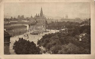 Vienna, Wien; Franzensring, Elisabeth Denkmal - 2 postcards