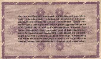 1946. 7db klf adópengő T:III