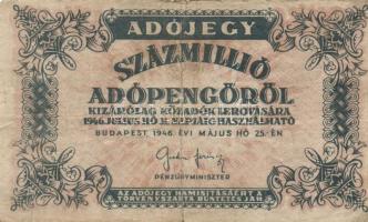 1946. 7db klf adópengő T:III