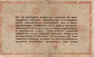 1946. 7db klf adópengő T:III