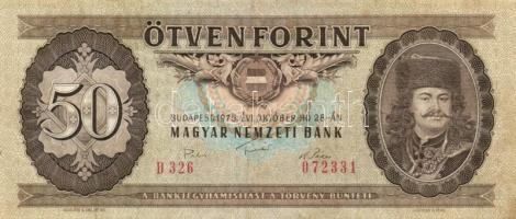 1969-83. 50Ft 6db klf évszámú T:I-,II-,III