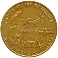 Amerikai Egyesült Államok 2007. 5$ Au "Liberty" (1/10 uncia /16.5mm) T:1
USA 2007. 5 Dolla...