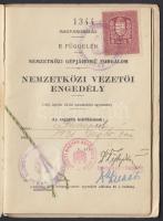 1931 Királyi Magyar Automobil Club: Nemzetközi vezetői engedély / International driving licence