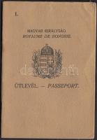 1931 Fényképes útlevél / Hungarian passport