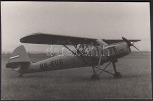 cca 1948 Id. Rubik Ernő által tervezett Kánya repülőgép, 8x5 cm