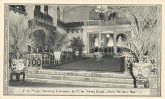 Buffalo, Hotel Statler, Palm Room, Showing Entrance to Main Dining Room