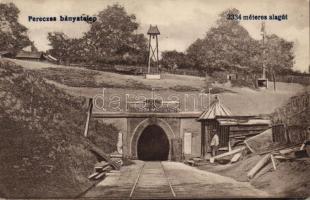 Pereces (Diósgyőr) Bányatelep; Gränzenstein altárna, 2334 méteres alagút (EB)