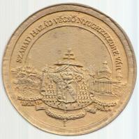 Bozó Gyula (1913-2004) 1991. Mindszenty bíboros emlékére fém emlékérem (95mm) "JOSEPHUS CARD.MI...