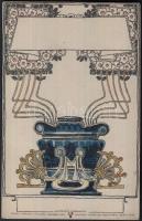 Wiener Künstler Postkarte Serie III/5., Philipp und Kramer Art Nouveau (EB)