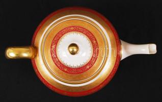 Rosenthal Aida hiányos mokkás készlet, részben kézzel festett, jelzett, hibátlan/ Rosenthal Selb por...