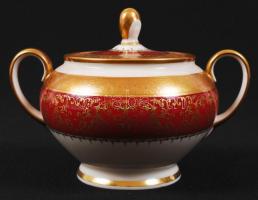 Rosenthal Aida hiányos mokkás készlet, részben kézzel festett, jelzett, hibátlan/ Rosenthal Selb por...