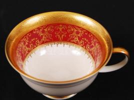 Rosenthal Aida hiányos mokkás készlet, részben kézzel festett, jelzett, hibátlan/ Rosenthal Selb por...