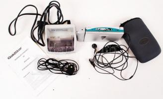 Goldstar AHA-F850 típusú használt rádiós sétálómagnó, tartozékokkal, használati útmutatóval