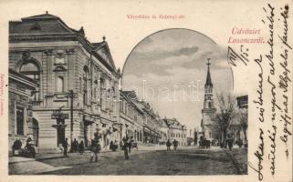 Losonc, Városháza és Kubinyi tér / town hall, Kubinyi square