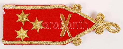 Katonai vállap és gombok