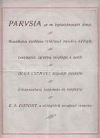 cca 1920 Parysia filmplakát 25x35 cm