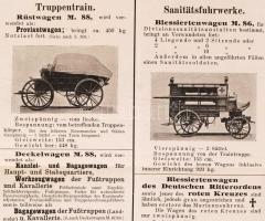 cca 1900 Különböző kocsi és automobil típusok képes ismertető jegyzéke 50x40 cm