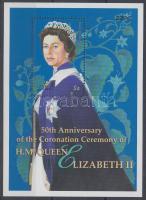 II. Erzsébet koronázásának 50. évfordulója blokk, 50th anniversary of II. Elizabeth's coronation block