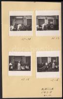 1938 Kőszeghy Elemér (1882-1954): Kassa visszatér, a Felvidék visszacsatolása, 26 db fotó, 4x4 cm