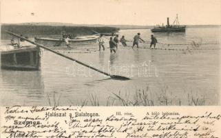 Balaton Halászat a Balatonon III. rész; a háló behúzása (EB)
