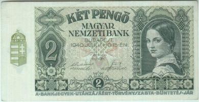 1940. 2P T:I-/II (szamárfül) Adamo P2