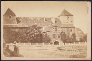 1870 Várpalota, keményhátú fotó, 10x6 cm