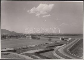 1950 Árpád híd (Sztálin híd), Budapest, hátoldalán feliratozott, 17x12 cm