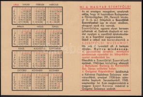 1941 Páduai Szent Antal árvaház kártyanaptár