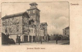 Temesvár tűzoltó torony; Králicsek Béla kiadása / fire station (EB)