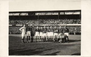 1927 Budapest, IX. ker., Üllői-úti pálya, osztrák- magyar mérkőzés 5:3, magyar csapat, photo