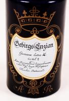 Német patikai palack, festett porcelán, jelzés nélkül, hibátlan, m:15 cm