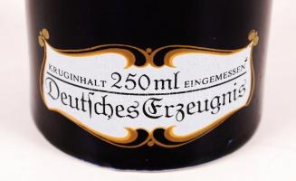 Német patikai palack, festett porcelán, jelzés nélkül, hibátlan, m:15 cm