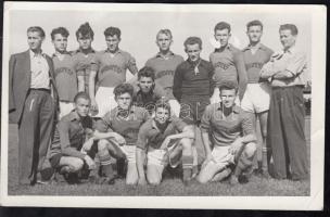 1953 Budapest, ifjúsági válogatott labdarúgó csapata / footballer team, photo (EK)