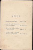 1921 Pécs Pannónia szálloda:  A kormányzó látogatása alkalmából tartott díszebéd menükártyája, Horth...