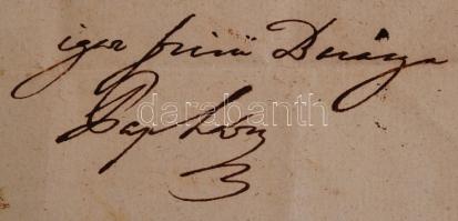 1836 Levél Gozsdu Manónak (1802-1870) címezve