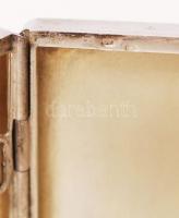 cca 1930 Ezüst (Ag) cigarettatárca / silver cigarette holder 58 g