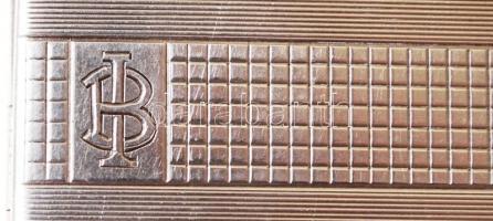 cca 1930 Ezüst (Ag) cigarettatárca / silver cigarette holder 58 g