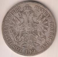 Ausztria 1883. 1Fl Ag "Ferenc József" T:3 Austria 1883. 1 Florin Ag "Franz Joseph" C:F  Krause KM#2222